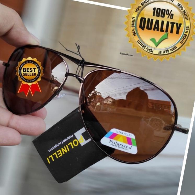 E39 Original POLINELLI Kacamata Polarized Ultraviplet Anti Radiasi Sunglasess Glare blocking PASER I