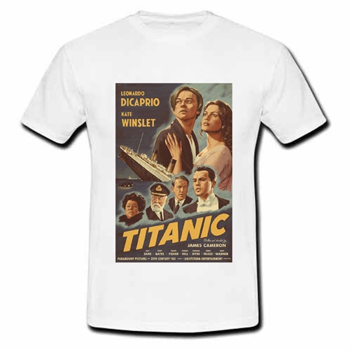 Kaos Titanic Tshirt Cotton Casual
