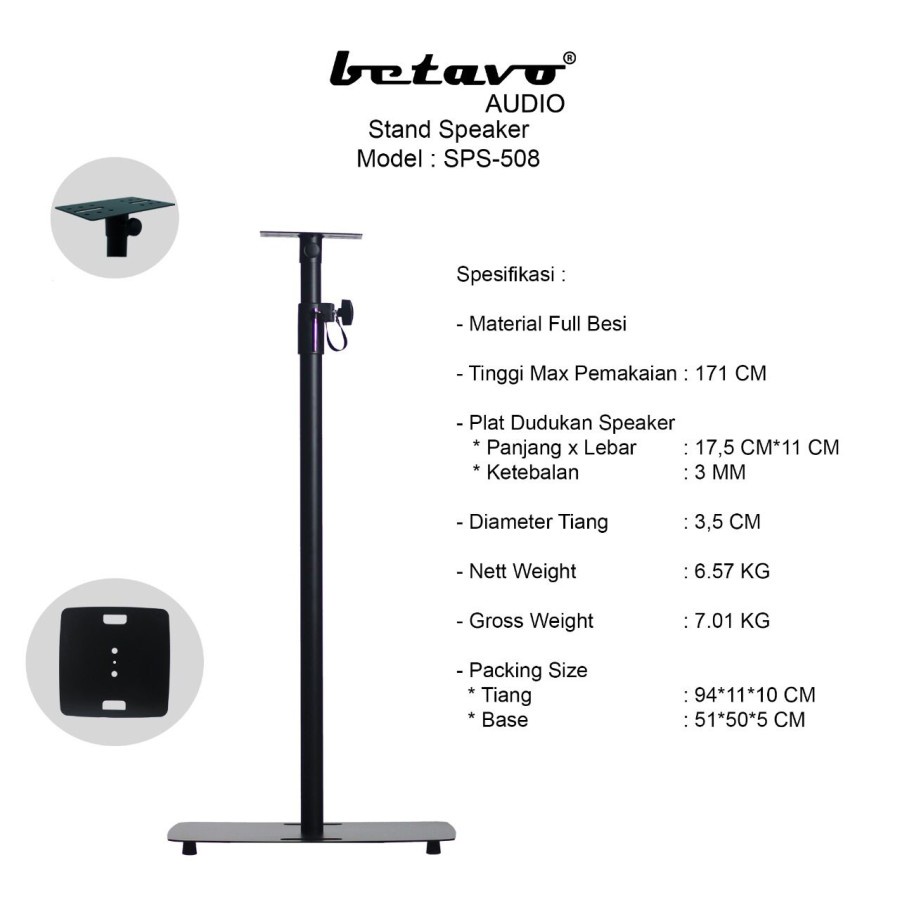 Stand Speaker Betavo SPS 508