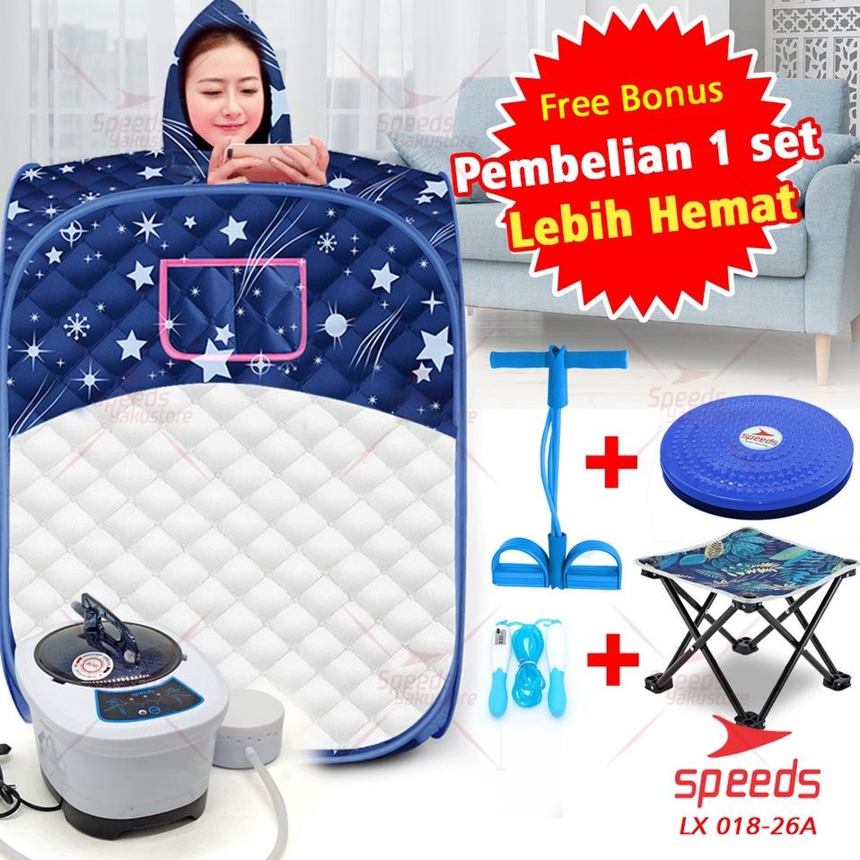 O34 SPEEDS Sauna  Steam Portable Portable Steam Sauna Alat Pelangsing Tubuh Alat Sauna Room 018-26 S