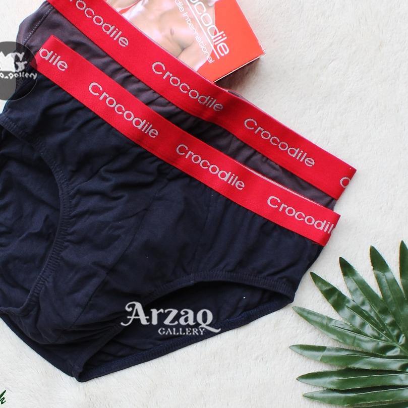 ♂ [ 2 pcs ] Celana Dalam Crocodile MERAH / Celana Dalam Pria / Cd Crocodile / Cd Pria / Crocodile / 