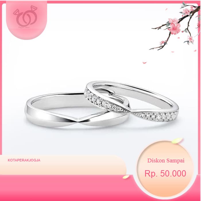 Cincin Kawin Couple, Perak, Palladium, Tunangan CINCIN KAWIN PERAK ISLAM - By KotaperakJogja