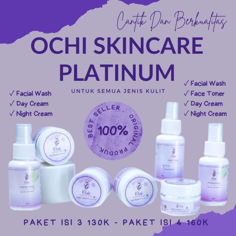 OCHI SKINCARE PLATINUM BPOM ORIGINAL TERMURAH TERLARIS