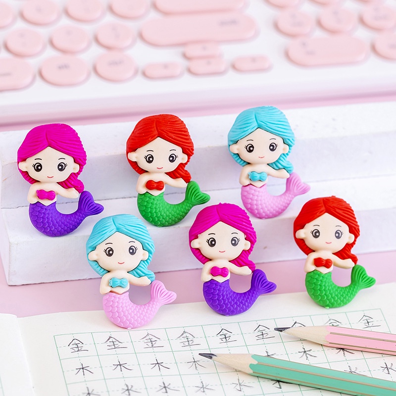 

ED - PENGHAPUS PENSIL MODEL MERMAID PUTRI DUYUNG / STIP PENGHAPUS UNICORN LUCU