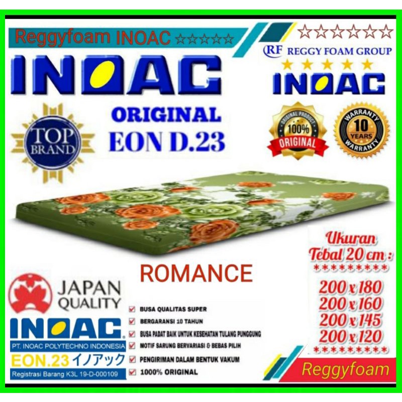 Kasur INOAC D23 ANTI KEMPES (Size:160x200x20cm) GARANSI 10TAHUN