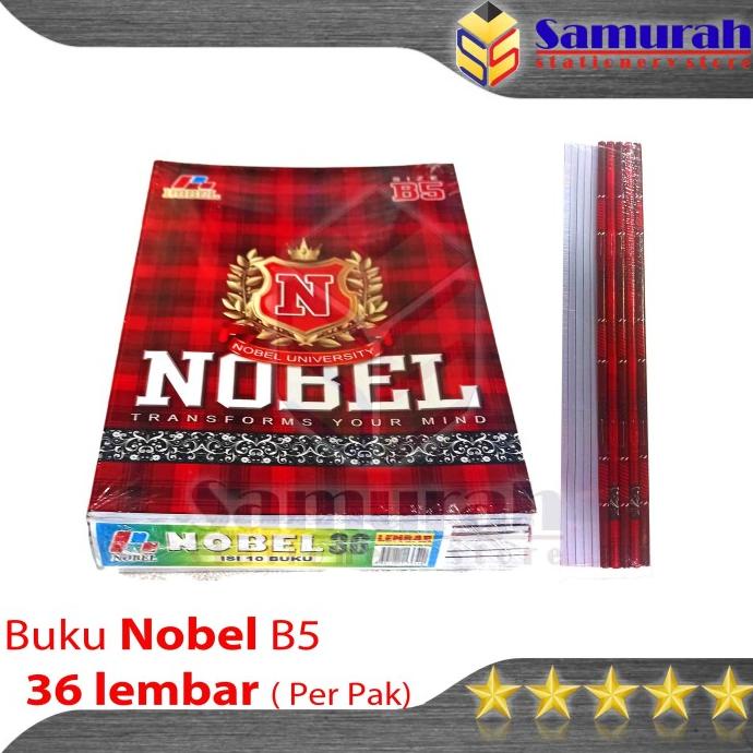 

Buku Tulis Nobel B5 isi 36 Lembar Per Pak - 10 Buku Ukuran Boxy Campus TERMURAH