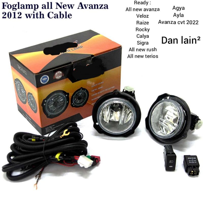 Foglamp khusus mobil foglamp all new avanza foglamp calya foglamp raize dll