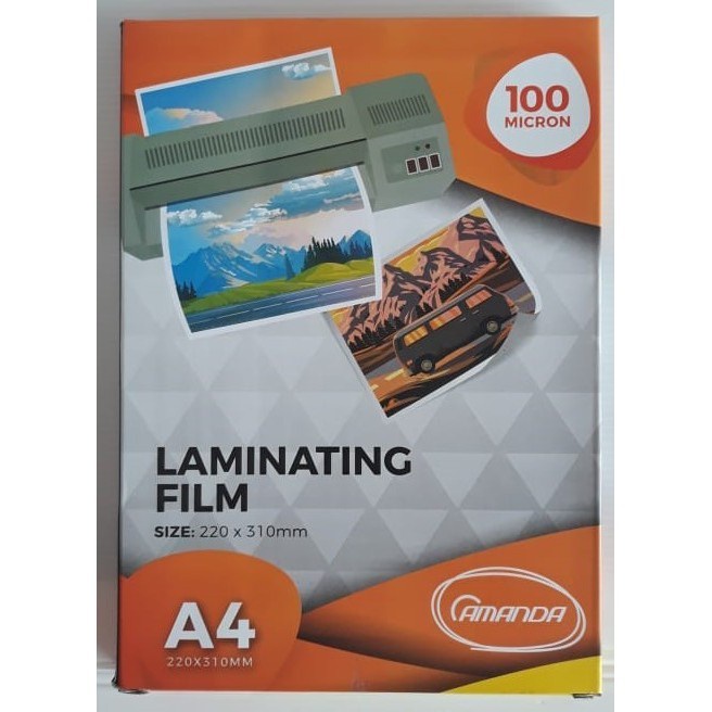 

[[JNT COD]] Plastik Laminating A4 - 100 Micron Amanda per pak