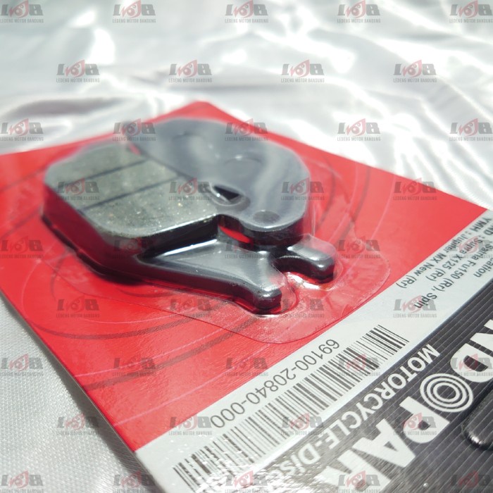 Indopart Disc Pad Satria FU 150 Spin Supra X 125 MX New Kampas Rem BLK