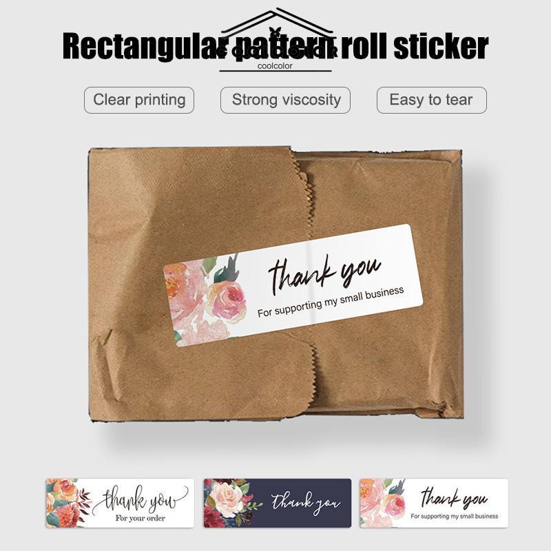 

COD❤️120 pcs Stiker Label Thank You For Your Order- cl
