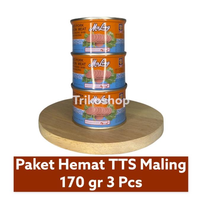 

PROMO HEMAT 3 Pcs Maling Babi Kaleng 170gr TERMURAH TERLARIS
