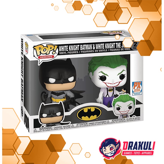 Toys Funko Pop DC - 2PK White Knight Batman &amp; White Knight Joker