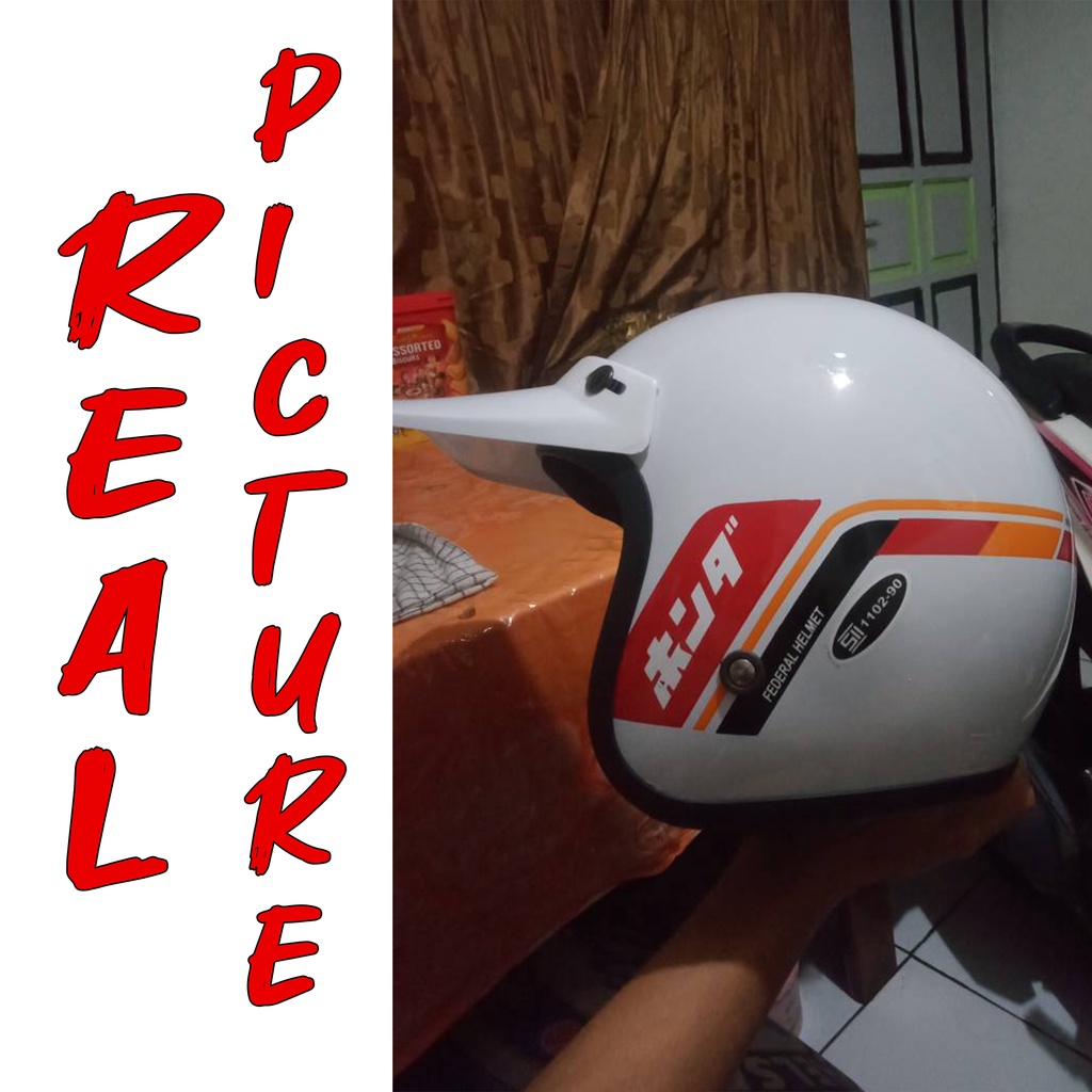 Helm Bogo Motif Series Honda Gank GL PREMIUM / Helm Pria Dan Wanita Dewasa COD