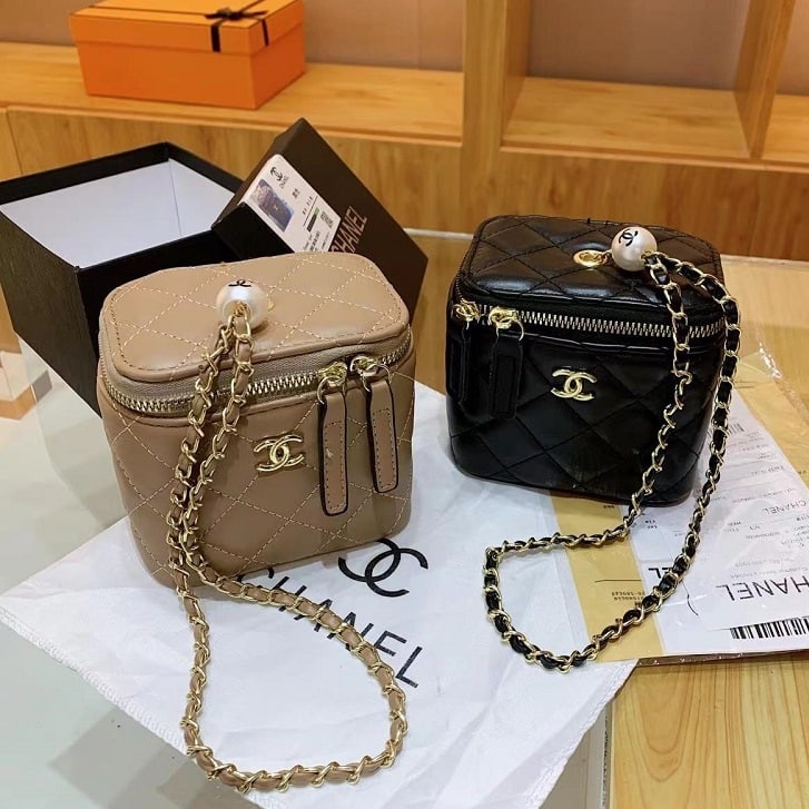 7785 Tas Wanita Import Classic Box Selempang (Free Box, Dust Bag, Certi)