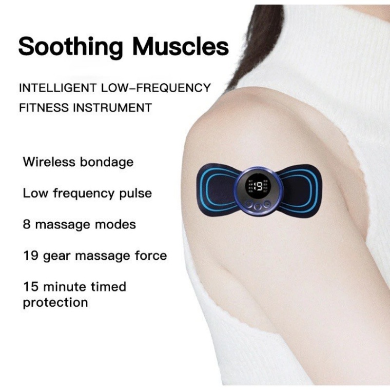 【COD】EMS Alat Pijat Elektrik/Alat Pijat Mini Punggung /Alat Terapi Listrik Epilepsi/Alat Pijit Mini Portable