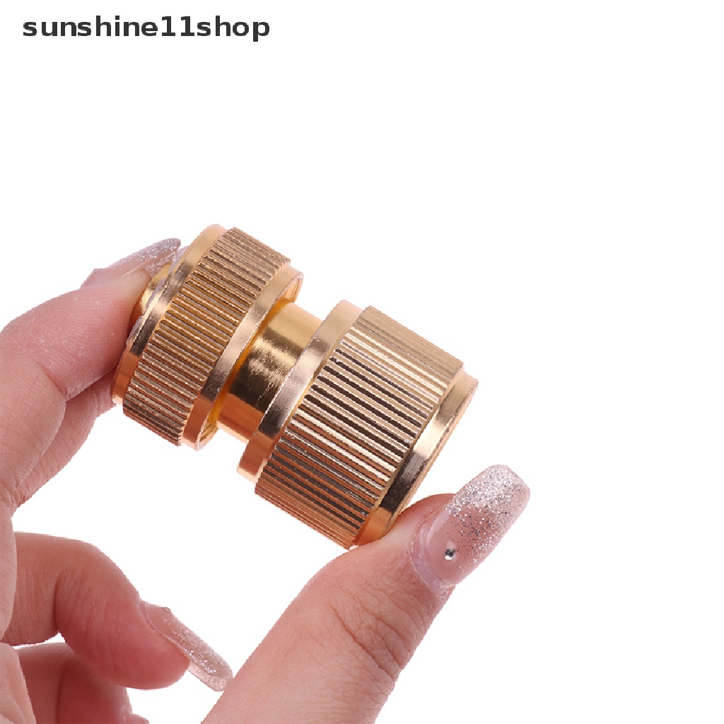 Sho Adaptor Selang Lapis Tembaga Bahan Aluminium alloy, Sambung Taman Untuk Irigasi Penyiraman N