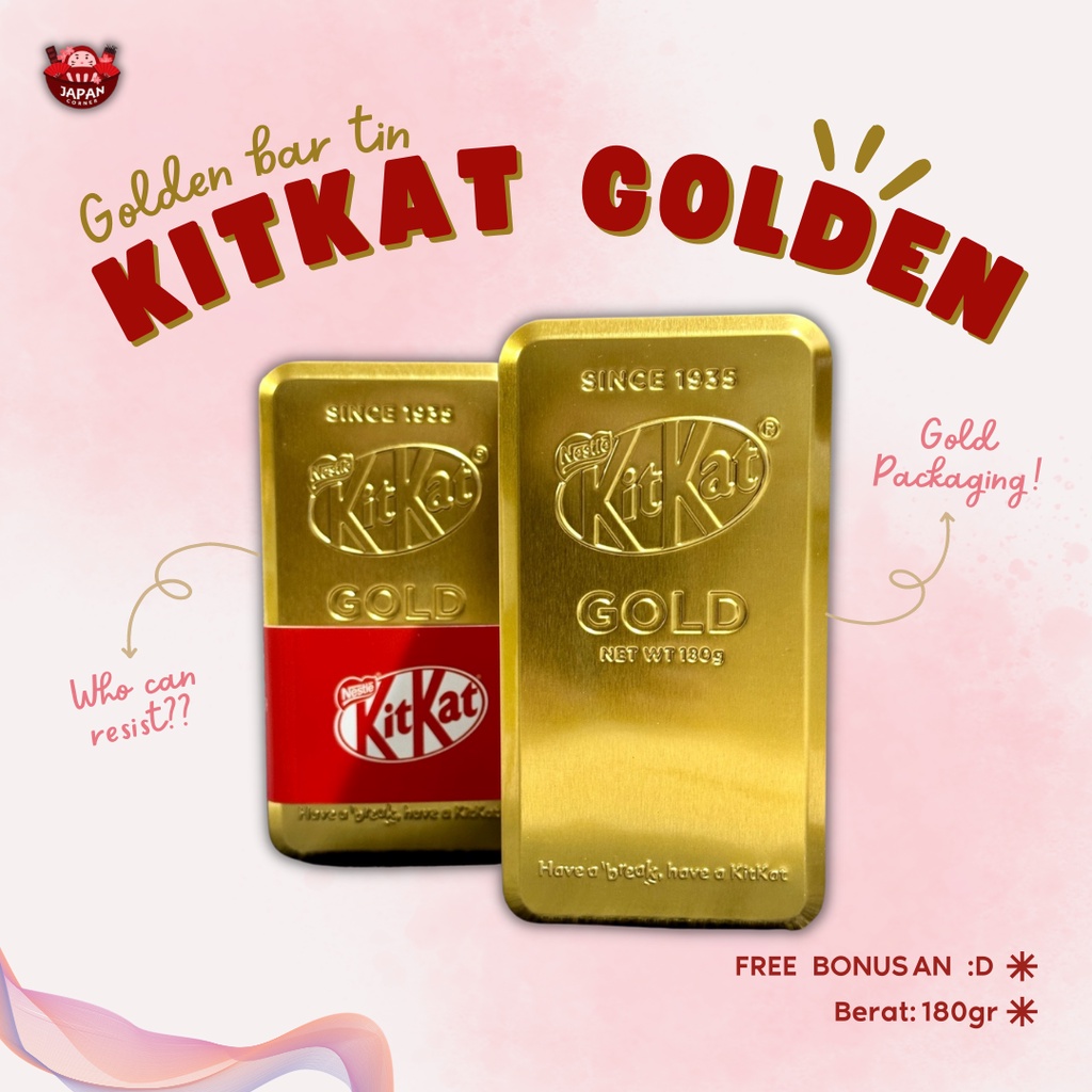 Kitkat Golden bar tin