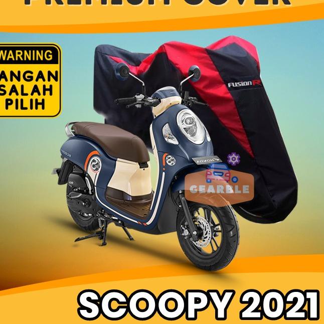 SARUNG MOTOR SCOOPY 2021 ANTI AIR WATERPROOF SELIMUT PENUTUP BODY COVER MOTOR  ✓
