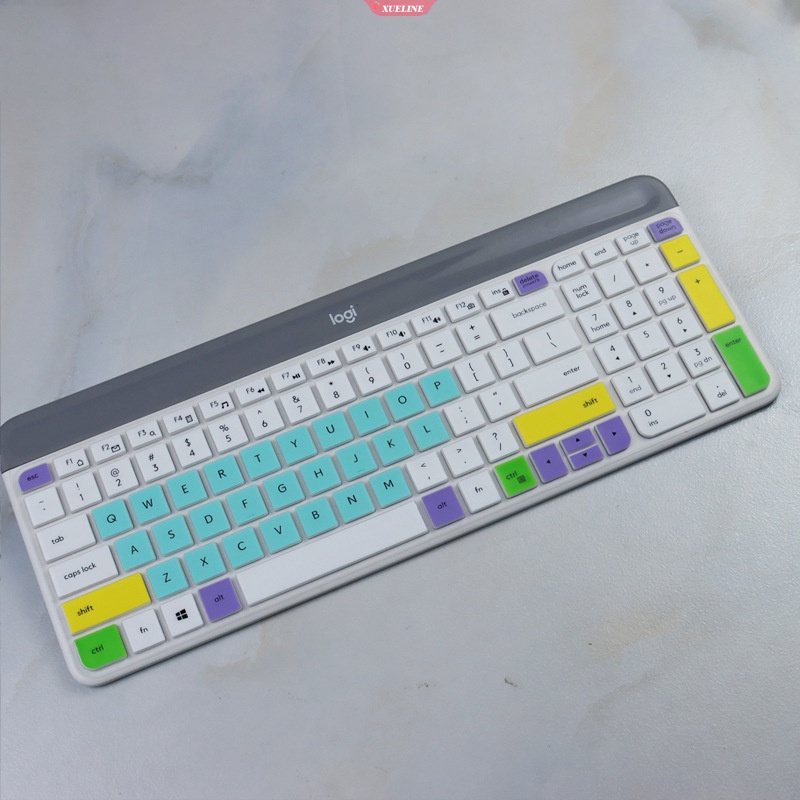 K580 Cover Keyboard Untuk Logitech K580 K470 MK470 Untuk Logi Set Transparan Silikon Pelindung Kulit Case Film Tipis Aksesoris [ZXL]