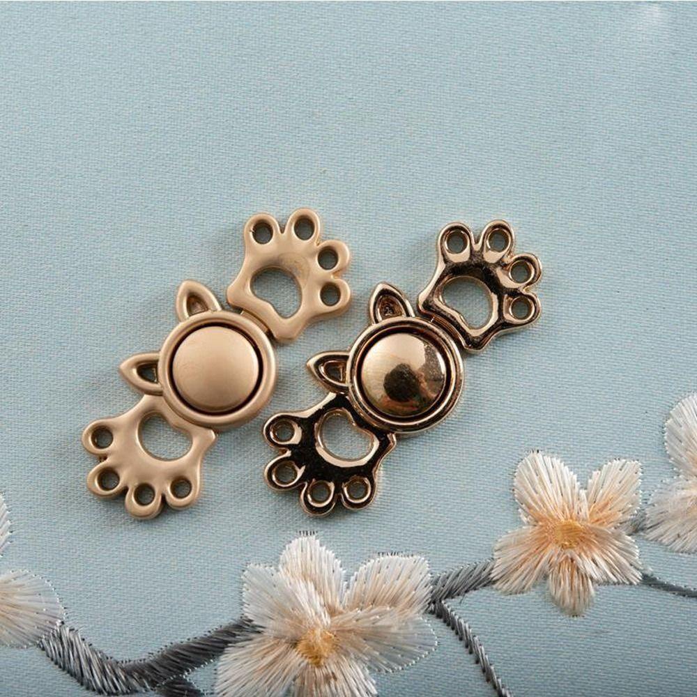 Agustina Celana Pinggang Gesper Lucu Kartun Trendi Kucing Caw Fashion Perhiasan Kasual Alloy Jeans Pinggang Mengencangkan Pin