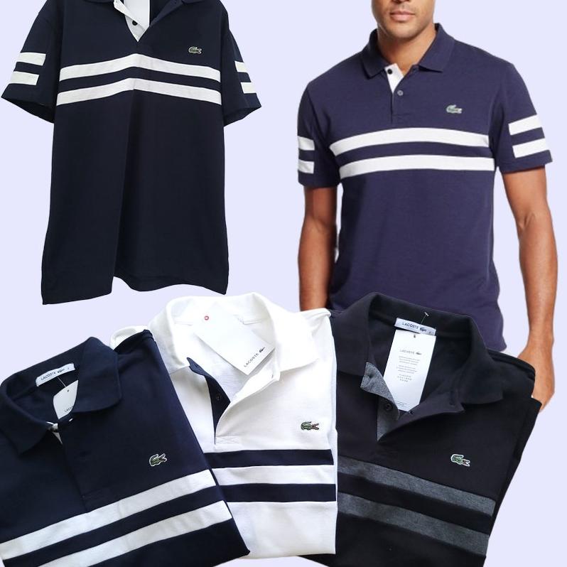 ♚ LCT SRIPESLEEVE POLO ➪