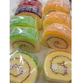 

Roti clover hayam wuruk/roll cake kiwi, orange, strawberry, blueberry(minimal pesan 10 roti campur sesama clover