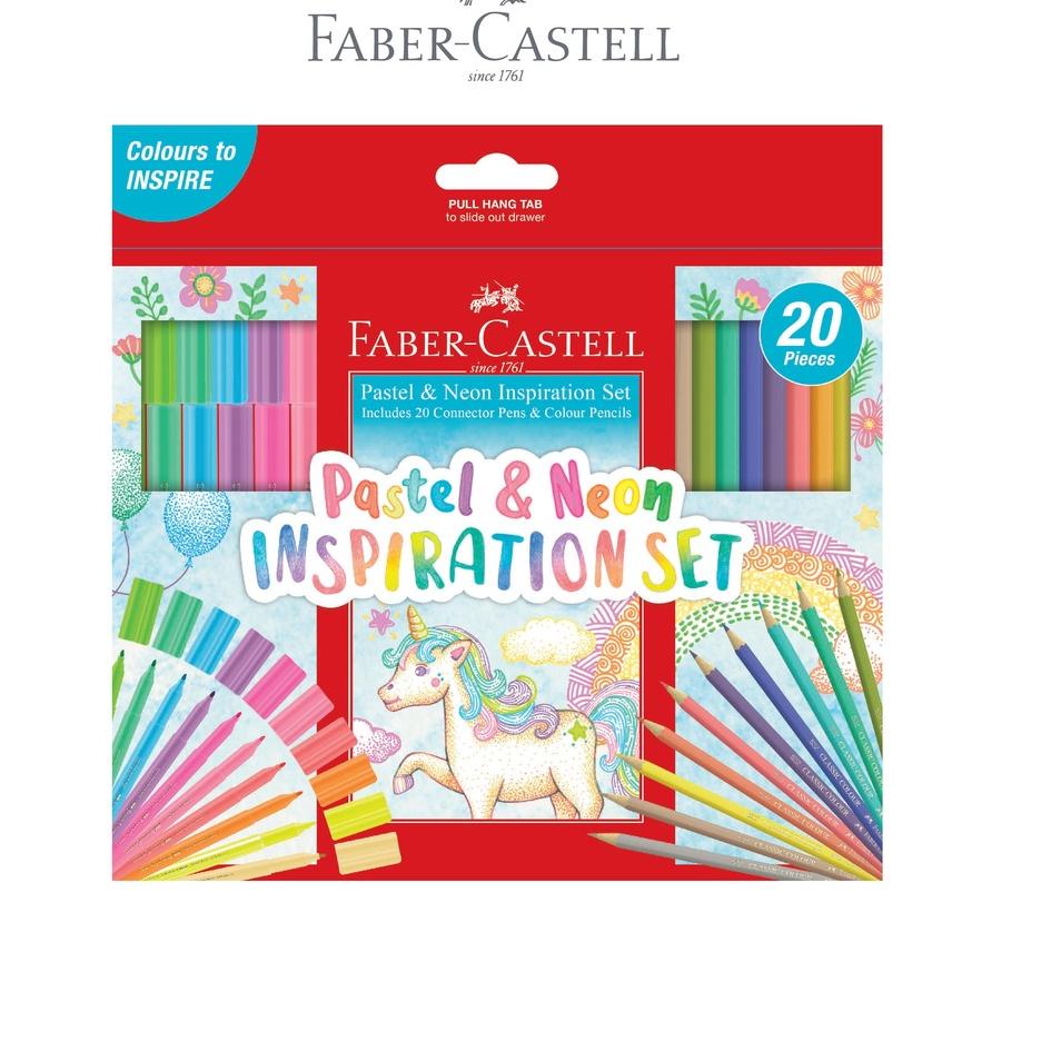 

Grosir Irit Faber-Castell Connector Pen Pencil Neon Pastel special Inspiration set