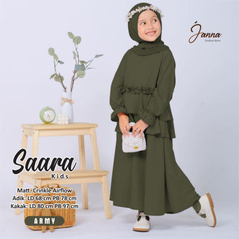 SAARA DRES KIDS TERBARU