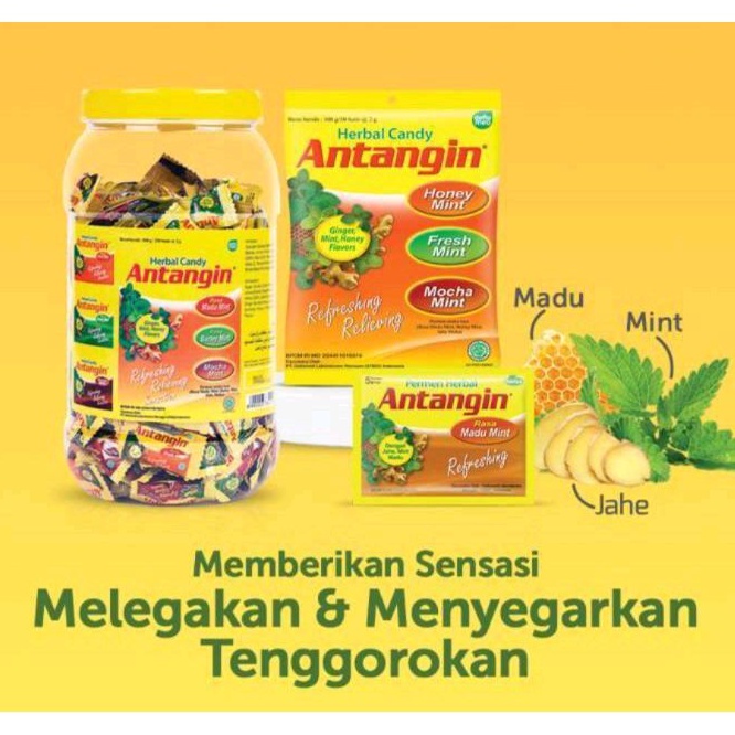 Permen Antangin Toples isi 150 butir Aneka Rasa