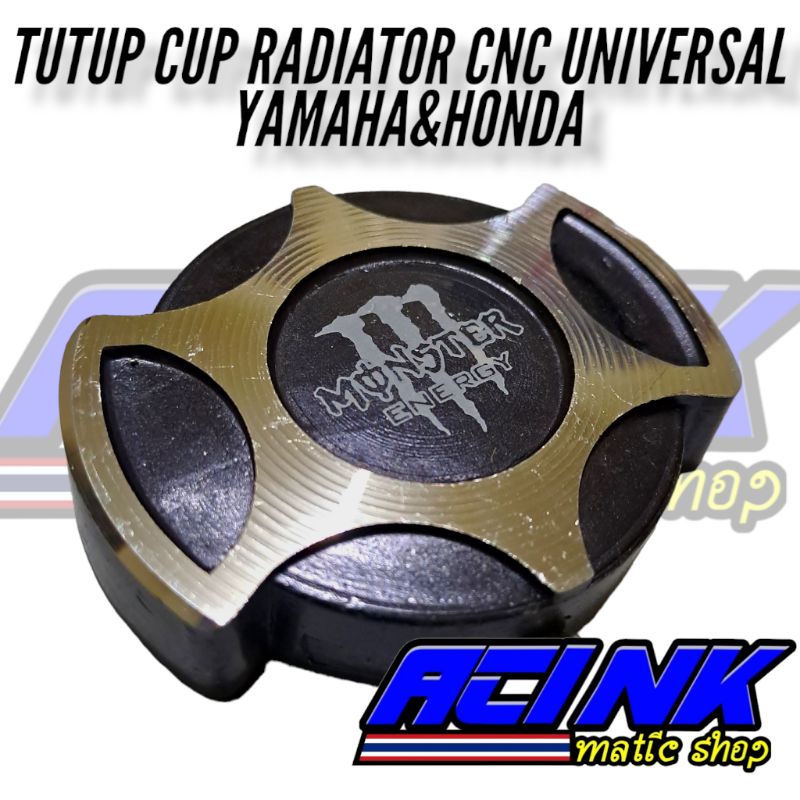 TUTUP RADIATOR COVER TUTUP CUP AIR  RADIATOR HRC CNC NMAX OLD NMAX NEW PCX VARIO