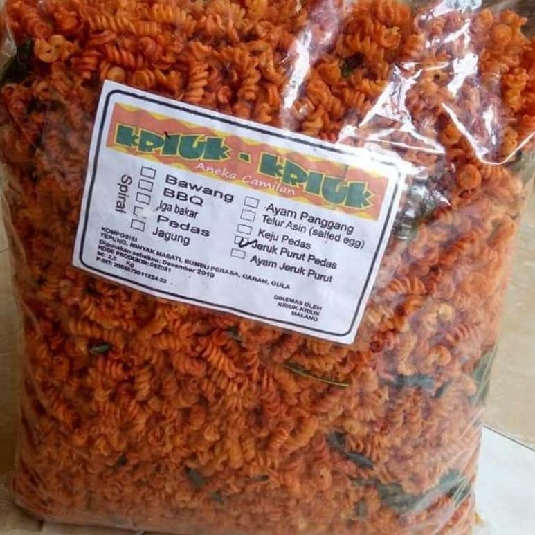 

T21 makroni spiral PEDAS MANIS 250 gr SIAP KIRIM ㅡ