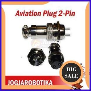 sparepart Aviation Plug 2-Pin 16mm GX16-2 Metal Male Female Panel Connector 1F3BZ3