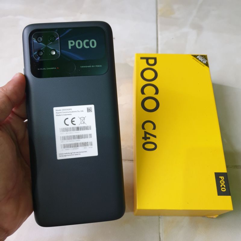 Poco c40 4/64 ram 4gb rom 64gb mulus like new