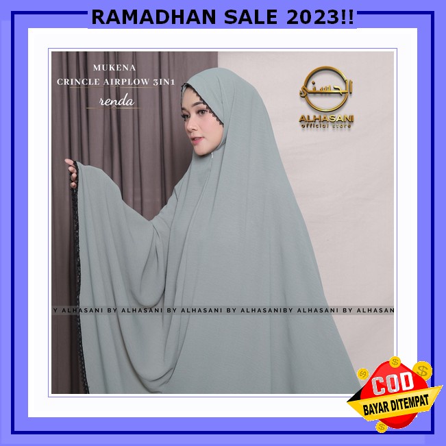 Mukena Dewasa Sutra Velvet Mewah Korneli Full Tarwiyyah Mukena 3In1 Crincle Airplow Mukena Terbaru M