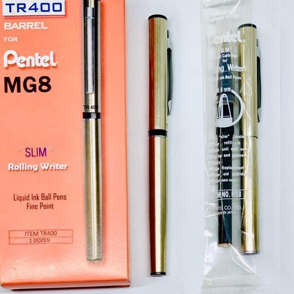 

IAN955 Bolpen / Pulpen Pentel Rolling Pen TR 400 MG8 (pcs) Include Refill |||