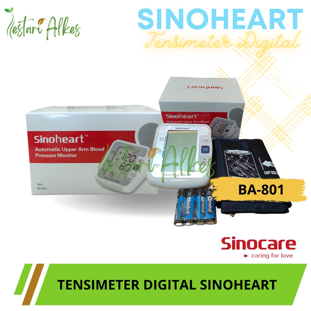 Sinocare BA-801 Tensimeter Digital Otomatis