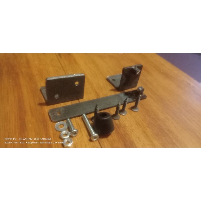 platina baja widia pulset dudukan tebal 2mm plat getar tebal 2mm panjang tangkai 10cm