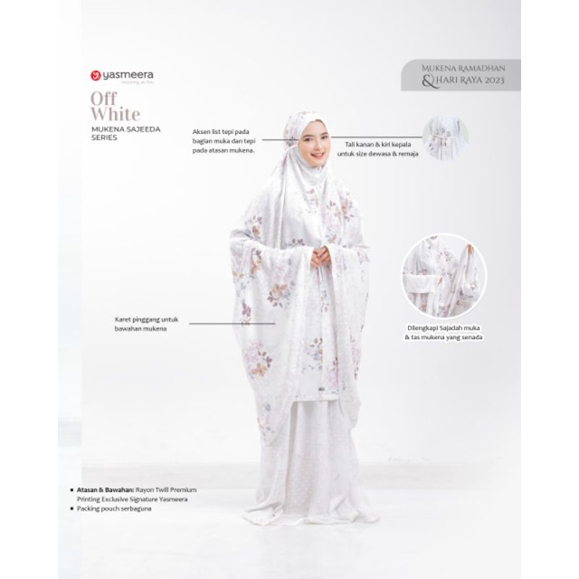 [YASMEERA] Mukena Sajeeda Series