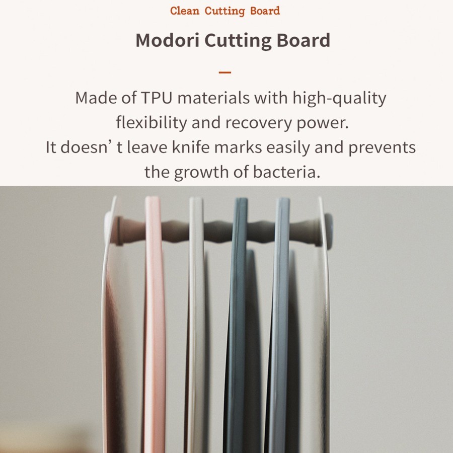 Modori Cutting Board 4 Piece With Stand