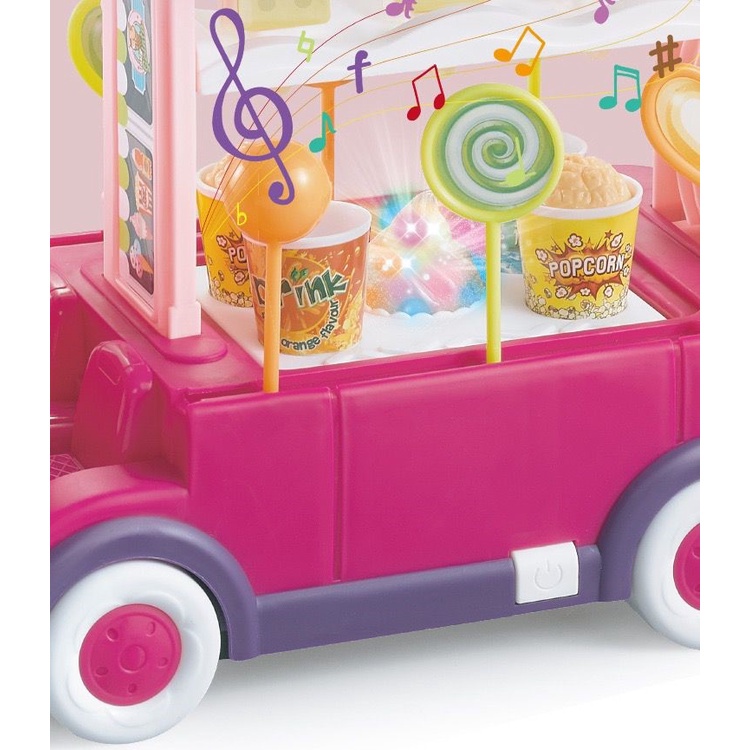 Mainan Anak HAPPY CANDY BUS Mainan Bis Permen Anak Candy Series Toy