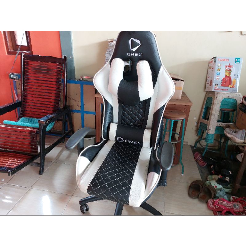 Jual Kursi Gaming ONEX GX3 Premium Quality - Putih | Shopee Indonesia