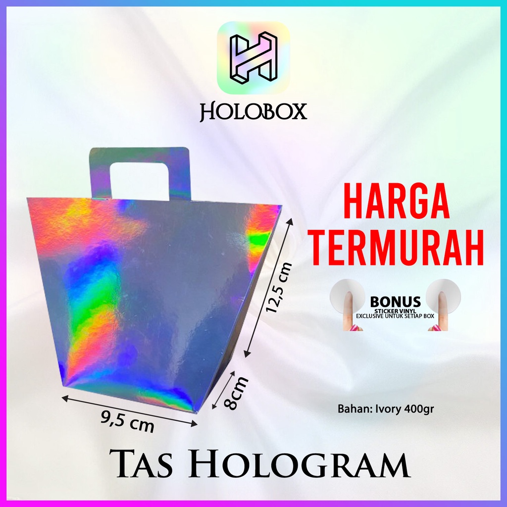 

Paperbag Hologram / Godie Bag / Shopping Bag / Tas Kertas / C17 - C17