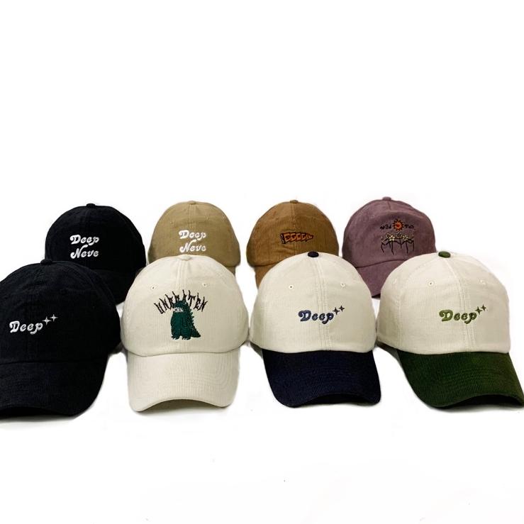 [COD] DEEPNEVE CORDUROY MODEL BASEBALL CAP | POLO CAP 001 - Limited