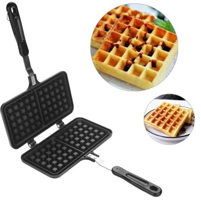 Cetakan Croffle Waffle Maker - Kue Wafel Motif Kotak Q2 8301 - TERMURAH