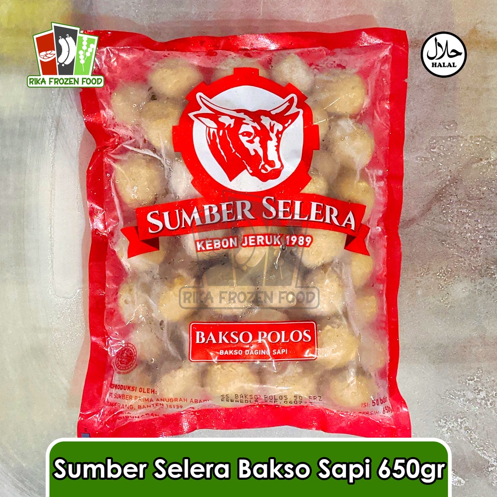 

Sumber Selera Bakso Sapi 650gr