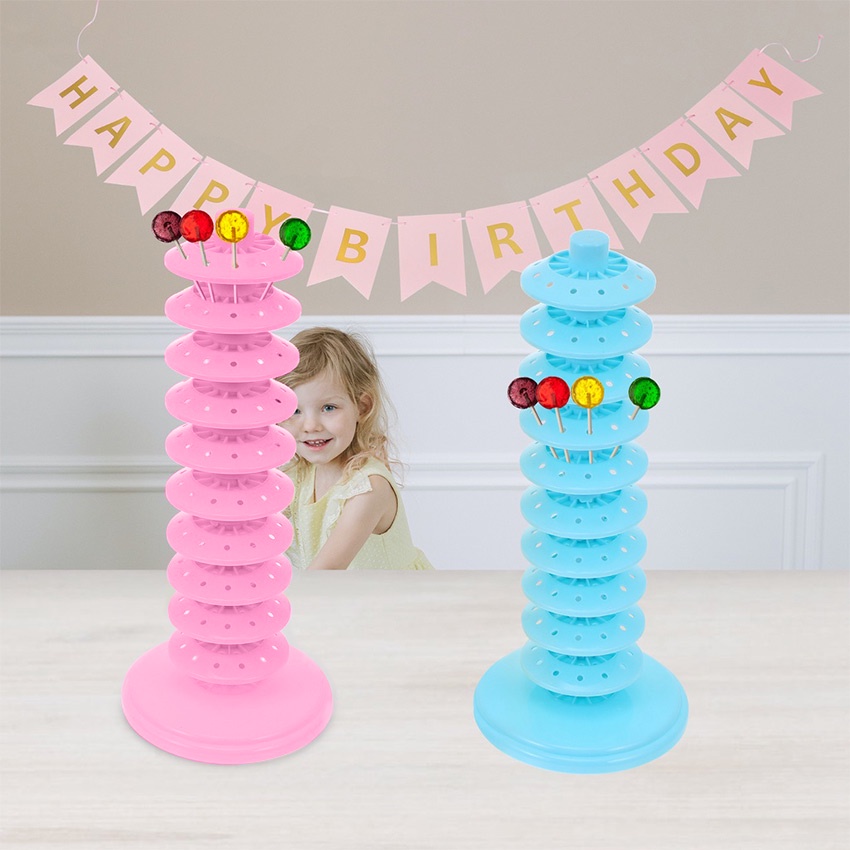 RB Display Piramida Rak Display Permen Standing Plastik Display Lolipop Lolipop Multi Layer Bentuk