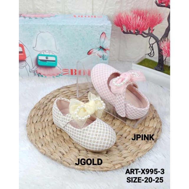 sepatu anak perempuan nobody X995-3