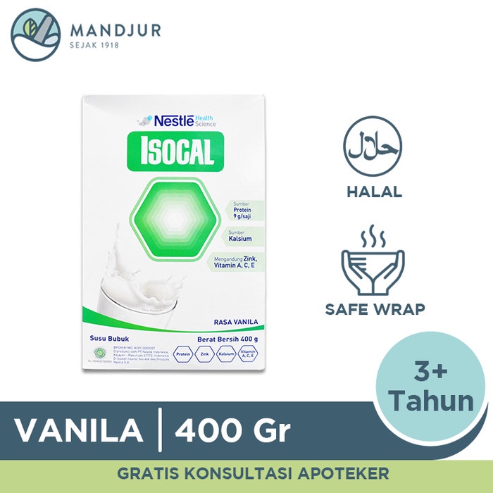 

[ COD ] Isocal 400 Gram - Susu Tinggi Calcium Protein Zinc Vitamin