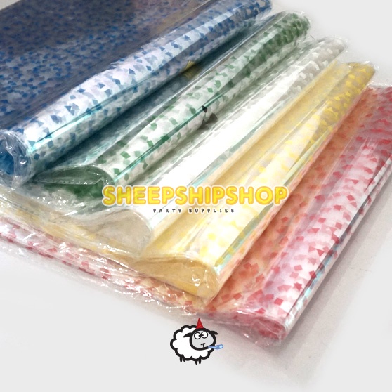 

OPP BENING CORAK 24x45 CM ( Isi 12 Pcs ) Plastik Bingkisan Snack Ulang Tahun