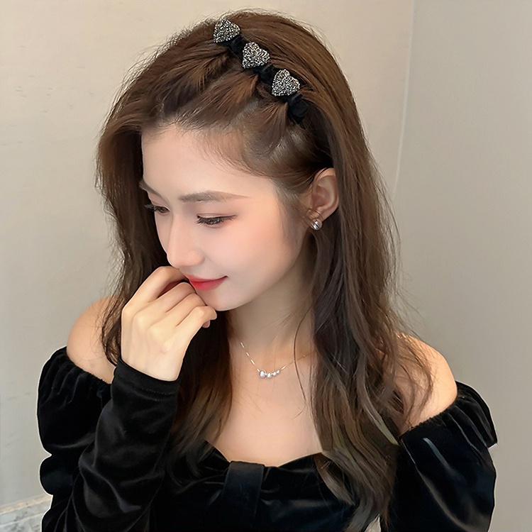 Shine Bling Star Korea Braided Hair Clip Fashion Jepit Rambut Untuk Aksesori Gadis Manis